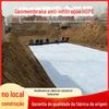 Geomembrana Composta Impermeável Geotêxtil Engenharia Dois Tecidos Um Filme Um Tecido Um Filme Proteção de Encosta de Rio Lixão Membrana Impermeável