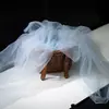 Tela de malla de hilo de niebla de hadas ins, suave, hecha a mano, bricolaje, color sólido, velo de encaje, tela de tul transparente para ropa