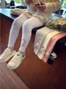 Leggings para Niñas Primavera y Otoño Nuevo Estilo Delgados Modernos Elásticos Lindos de Dibujos Animados En Stock Corte Ajustado Estilo Coreano Pantalones Largos Estampados