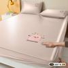Tapete de Seda de Hielo para Niñas Lavable a Máquina Tapete de Verano Acondicionador de Aire Tapete Suave Juego de Tres Piezas 2025 Nuevo Tapete de Verano de Dibujos Animados