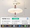 Luminária de Teto para Quarto com Proteção Ocular Transfronteiriça Modelo Novo 2026 Estilo Mid-Century Cor de Noz Luminária Pendente Luminária de Quarto Estilo Creme Luminárias