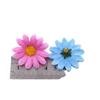Crisântemo Pequeno Simulado 4cm Cabeça de Girassol DIY Margarida Pequena Arco Arranjo de Flores Coroa de Flores Adorno de Cabeça Atacado