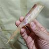 Chifre de ovelha genuíno pente de cauda pontiaguda 16cm engrossado Chifre cauda pontiaguda pente pente cabelo pente cabelo das crianças trançando plugue de cabelo cabelo escolher pente de cabelo