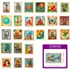 Gran Venta de 50 Pegatinas de Sellos Antiguos Transfronterizas Europeas y Americanas Renacimiento Retro Sello Diario Material de Bricolaje