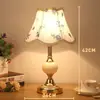 Abajur estilo chinês, luminária de cabeceira para quarto, estilo americano simples retrô, dote de casamento para noiva, luminária de metal festiva para quarto de casamento, duradoura