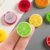 Simulación de Rodajas de Fruta de Pitaya y Kiwi Accesorios de Resina Pegamento de Crema para Manualidades Funda de Teléfono Pinza para el Cabello Pegatina Materiales