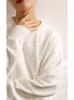 Suéter minimalista com design estilo coreano Cleanfit, suéter masculino moderno de malha com textura de bloco de tofu, estilo preguiçoso para outono e inverno