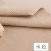 Tela de pana color sólido camisa sudadera ropa chaqueta acolchada de algodón tela de pana para sofá tela engrosada espacio libre para la cabeza