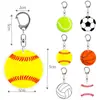Llavero Creativo Transfronterizo Acrílico Fútbol Béisbol Baloncesto Rugby Llavero Voleibol Regalo Deportivo