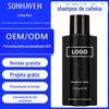 Shampoo de cafeína OEM Processamento Amazon Export Export Logotipo personalizado Shampoo de controle de óleo OEM