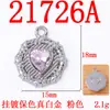 Venta Directa de Fábrica Moda Trendy Pulsera Cadena Clavícula Accesorios Micro Incrustaciones Cristal en Forma de Corazón Placa de Flor Octagonal Accesorios de Aleación