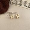 Pendientes de gota con letra H (2024) para mujer, estilo Chanel pequeño, sencillos, elegantes, ligeros y lujosos, de alta gama.