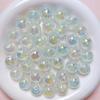 Cuentas de Meteorito Luminosas Coloridas con Brillo Fino Chapadas en UV de 16 cm Cuentas de Agujero Recto DIY Materiales y Accesorios para Pulsera Cadena de Teléfono Móvil