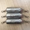 Colgante de plomo con forma de bala al por mayor, para pesca en roca, pesca en el mar, colgante de pesca de gramo de pie, reforzado con anilla, anzuelo explosivo, anzuelo de cuerda, colgante de plomo para pesca.