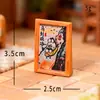 Micro-Paisagem Criativa Moldura de Foto Artística Formato Artesanato de Resina Enfeites Decoração DIY Acessórios Pequenos Enfeites de Mesa