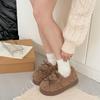 Zapatillas de casa Nanbowan con tacón de lana y algodón para mujer en otoño e invierno, se pueden usar en exteriores, cálidas y cómodas, zapatos ligeros de suela gruesa y suave