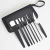 Baifei acero de alto manganeso juego de 7 piezas de cuchillo profesional para pedicura cuchillo para pies surco ungueal especial onicomicosis Yangzhou tres cuchillos