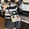 Bolsos Pequeños Populares de Este Año para Mujer Verano 2025 Nuevo Bolso de Hombro Cruzado Bolso de Mensajero Retro de Gama Alta Bolso Cubo