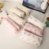Nuevo Estuche de Lápices con Flor de Lazo Lindo Gran Capacidad Estudiante Ins Bolsa de Almacenamiento de Papelería de Alto Valor