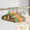 Perchas para Ropa de Adulto, Engrosadas, Estilo Europeo, Diseño Británico, Antideslizantes, Sin Marcas, Ahorro de Espacio, para Uso Doméstico, para Colgar y Secar Ropa