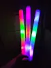 Fábrica Grande Eletrônico Colorido Bastão de Luz Esponja Bastão de Espuma, Bastão Fluorescente para Shows Logo Personalizado