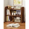 Estante de mesa estante de livros mesa rack de armazenamento doméstico armário de quarto estante de mesa de estudante estante de livros simples multicamadas