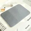 Venda Quente Fibra Superfina Vedação de Borda para Louças Pad Absorvente de Água para Produtos Secos Porta-Copos Multifuncional Máquina de Café Pad de Secagem Grande Liso