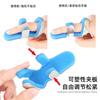 Férula de Fijación para Dedo, Clip de Soporte Fijo, Cubierta Protectora Moldeable para Hueso del Dedo, Placa de Aluminio con Revestimiento de Esponja