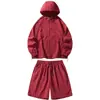 Casal Transfronteiriço Conjunto de Roupas de Proteção Solar Anti-ultravioleta de Verão Comércio Exterior Roupas de Pesca ao Ar Livre Roupas para Pele Shorts Conjunto de Duas Peças