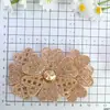Novos Acessórios de Flor com Strass, Acessórios de Flor Oversized da Moda com Strass, Acessórios Artesanais DIY