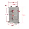 Abrazadera de tubo de aleación de aluminio de alta resistencia GB, abrazadera doble superior e inferior, abrazadera de fijación, soporte de agua, abrazadera doble de aleación de aluminio