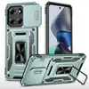 Funda Adecuada para Teléfono Móvil Motorola Stylus2026 con Soporte de Anillo y Ventana Deslizante, Molde Personalizado para Funda de Teléfono Moto
