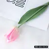 Tacto suave hidratante tulipán flor artificial ramo decoración de escena alta calidad solo tulipán boda flor falsa