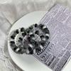 Fruta de Coco Mar Azul Glacial Menta Diadema Tipo Cable de Teléfono Lazo para el Cabello Accesorios para el Cabello No Daña el Cabello Banda de Goma de Alta Elasticidad Cubrecabezas