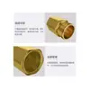 Adaptador de rosca interna de cobre de cobre total/Conector de rosca interna dupla/Conector reto de rosca interna/Direto de rosca interna de cobre/1 nenhum outro