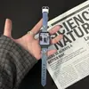Adecuado para Xiaomi Mi Band 9 Pro, 8 Pro, Redmi 654, pulsera de mezclilla de moda de otoño e invierno para niñas