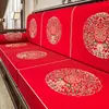 [Personalizado] Almofadas de Sofá Espessadas Estilo Chinês Novo Profissionais Feitas Sob Medida, Almofadas de Encosto de Alta Qualidade e Almofadas para Móveis Tradicionais de Jacarandá