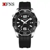 Reloj para Hombre Ofns Casual Europeo y Americano Más Vendido Moda Impermeable Luminoso Escala Digital Reloj de Cuarzo Aleación con Calendario Reloj