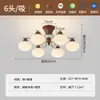 Lámpara de araña para sala de estar estilo vintage, color nogal retro, nuevo modelo 2026, lámpara de araña con forma de rama para comedor, Iluminación Zhongshan 731L
