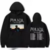 Sudadera con capucha europea y americana Transfronteriza AliExpress Sudadera con estampado de cantante europea y americana Mirada para hombre Holgada Holgada Moderna Algodón