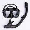 Gafas de buceo, equipo de esnórquel Sanbao, traje de tubo de respiración completamente seco para adultos y niños, máscara de natación, miopía, antivaho