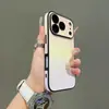Funda de Piel con Degradado para Teléfono Adecuada para Apple 17Promax Estilo Fresco de Invierno Película para 16 Lentes 12 Estilo de Chica
