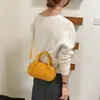 Bolsa Feminina Boston de Alta Qualidade, Nicho, Textura Trançada, Bolsa Bowling, Bolsa de Mão, Bolsa de Ombro, Casual, Versátil, Bolsa Transversal, Mulheres