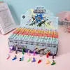 108 Figuras de Juego de Caja Sorpresa de Capibara, Llaveros Populares, Pequeños Regalos para Niños y Estudiantes