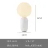 Luminária de Mesa Criativa de Luxo Leve para Quarto Dinamarquesa Minimalista Nórdico para Sala de Estar Estudo Leitura Vidro Decorativa Atmosfera Luminária de Mesa