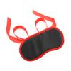 Comercio exterior exportación productos para adultos extranjeros gafas de sol nuevas gafas de esponja negras y rojas venda larga con cordones máscara con dobladillo