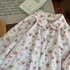 Niños y niñas primavera nueva moda versátil vestido de flor de trébol de cuatro hojas vestido dulce de estilo extranjero marea