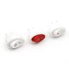 Interruptor de barco KCD1 trípode, dos patas, dos velocidades, tres velocidades con luces, interruptor basculante ovalado de barco 6A/250V