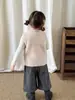 Novedades el 31.08) Chaleco de terciopelo de visón para niña, prenda exterior para otoño, nuevos tops para niños, ropa de bebé