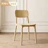 Cadeira de Plástico de Luxo Leve Cadeira com Encosto Lazer Comercial Banqueta Preta Jantar Restaurante Mesa de Jantar e Cadeiras Uso Doméstico